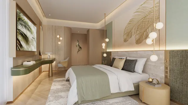 Phòng ngủ chính căn mẫu 3 phòng ngủ